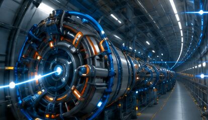 Particle accelerator tunnel