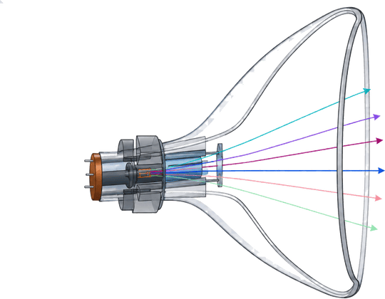 Inside the picture tube