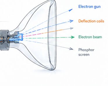 Inside the picture tube